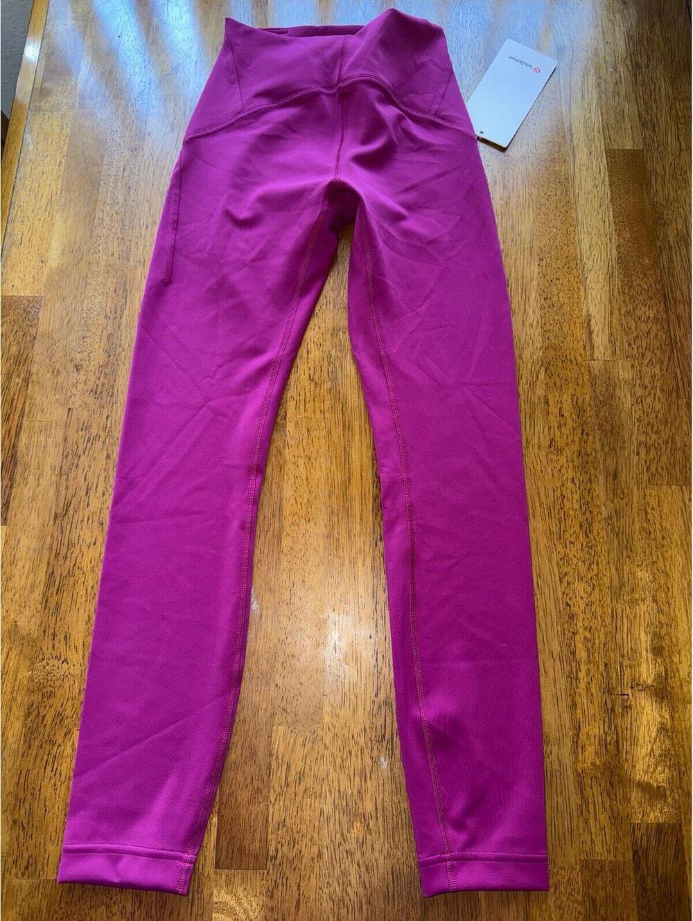 Lululemon Instill HR 25” Magenta Purple NWT Size 2 - Picture 3 of 6